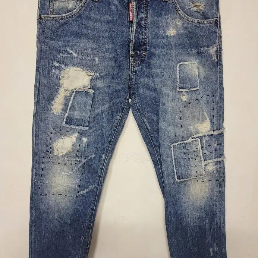 [BUNJANG] DSQUARED2 Washed Damaged Jeans Size 50 / no.2  디스퀘어드2 워싱 데미지 청바지 50