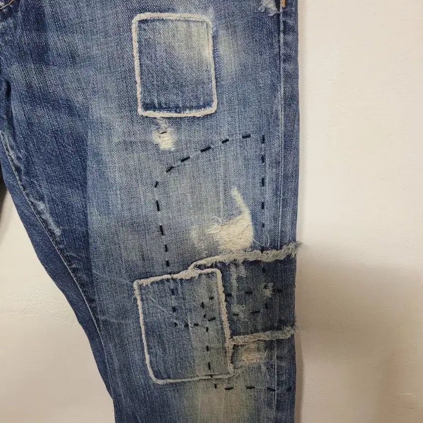 [BUNJANG] DSQUARED2 Washed Damaged Jeans Size 50 / no.2  디스퀘어드2 워싱 데미지 청바지 50