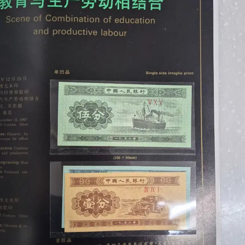 [BUNJANG] Chinese Banknotes 3rd Series 13-Piece Set / 중국지폐 3차 13장 세트 새지페 411번