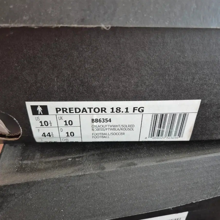 [BUNJANG] Adidas Predator 18.1 FG Football Boots (Size 285) / 아디다스 프레데터 18.1 FG 285