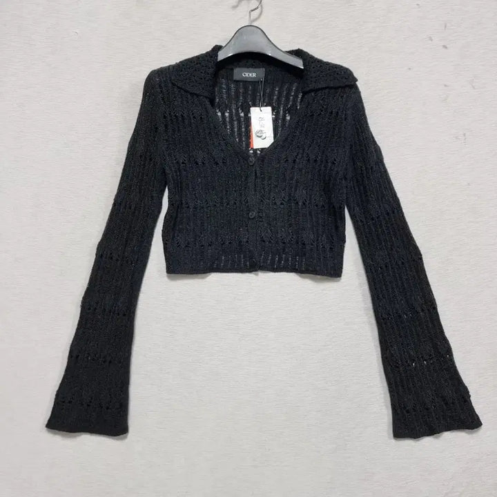 [BUNJANG] Shop Cider Knit Cardigan (Black) - Women&