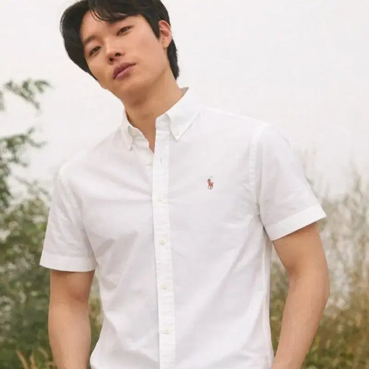 [BUNJANG] Polo Ralph Lauren Oxford Short Sleeve Shirt / 