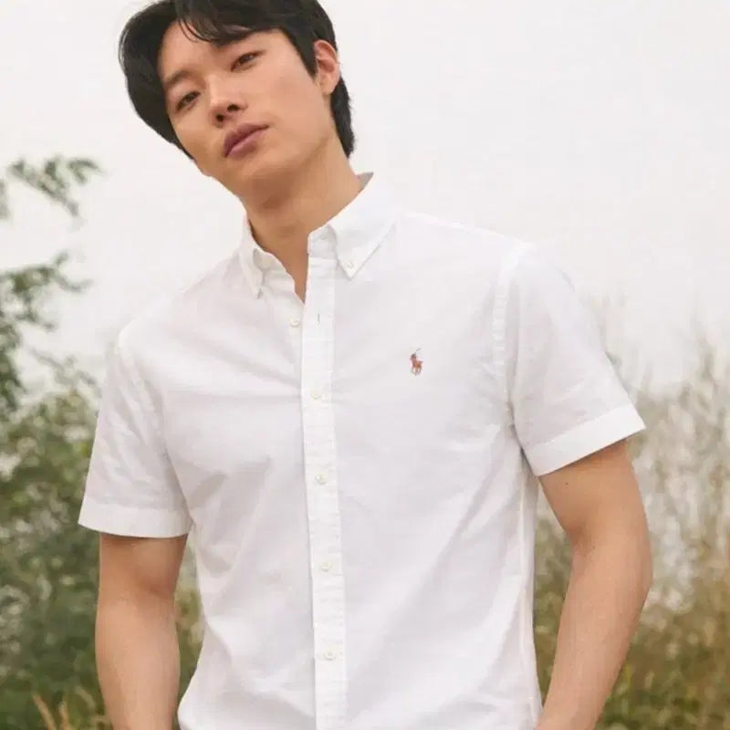 [BUNJANG] Polo Ralph Lauren Oxford Short Sleeve Shirt / 