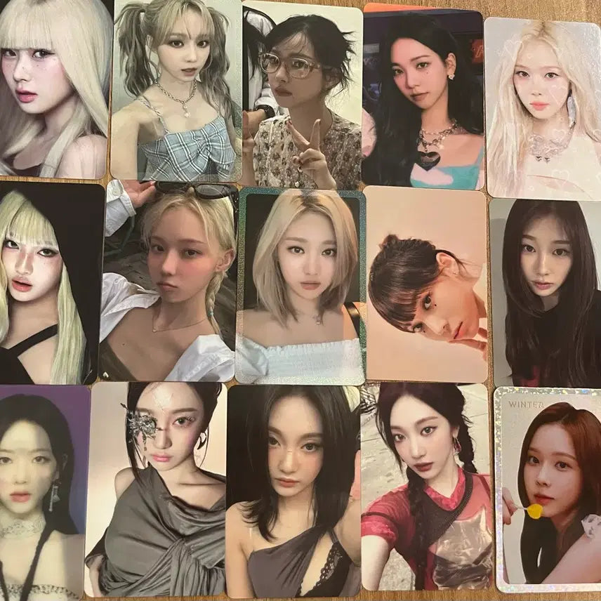 [BUNJANG] [일괄 양도]에스파 포토카드 일괄 판매 / [일괄 양도]에스파 포토카드 일괄 판매