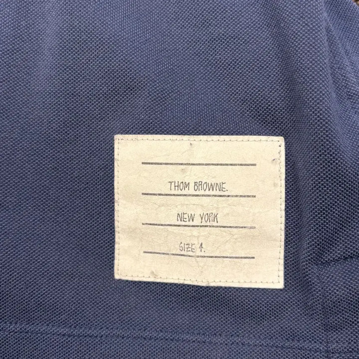 [SOLD OUT] 4 톰브라운 마린닻 네이비 반팔티
