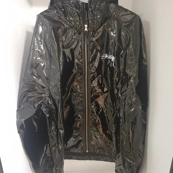 [BUNJANG] Stussy Beach Shell Coated Ripstop Jacket (24SS) / 스투시 비치 쉘 코티드 립스탑 블랙 (24SS)