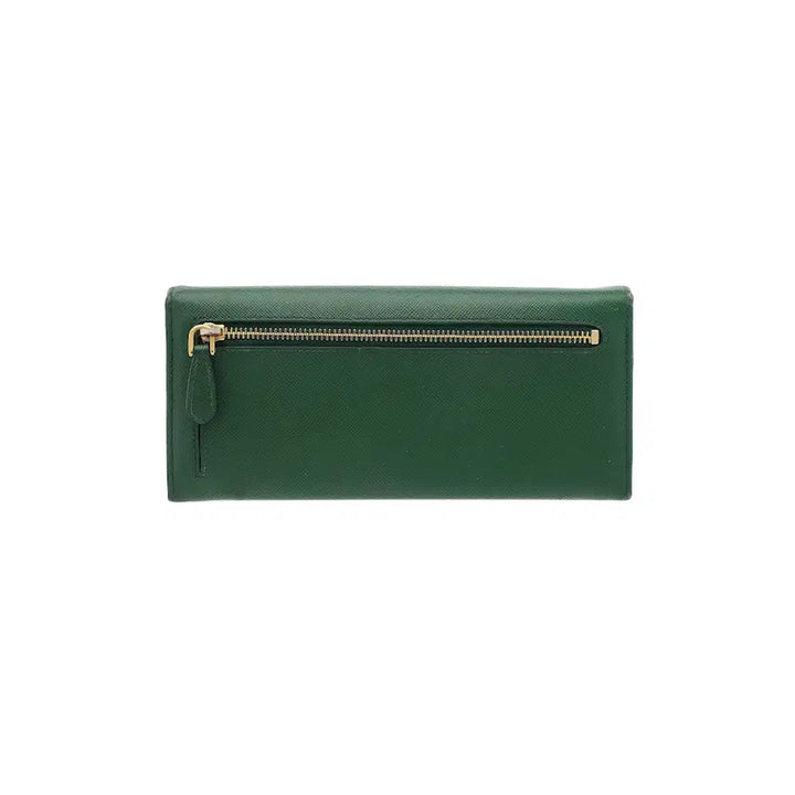 [BUNJANG] Prada Saffiano Long Wallet Green / 프라다 사피아노 장지갑
