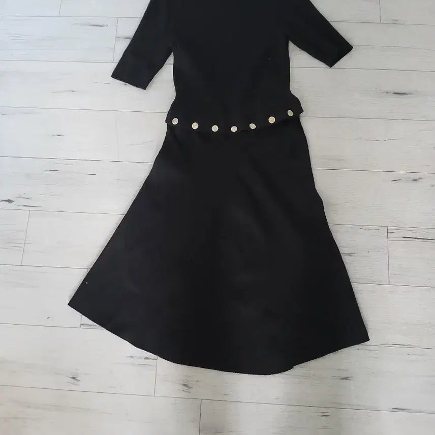 [BUNJANG] Maje Black Knit Dress (or Two-Piece) 38 / 마쥬 블랙 니트 원피스또는투피스 38사이즈