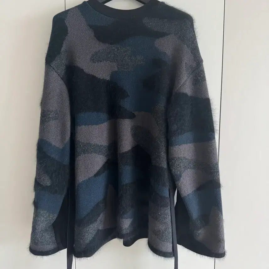 [BUNJANG] System Homme Color Block Knit Sweater / 시스템옴므 절개 니트
