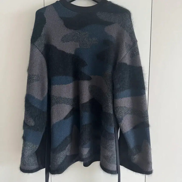 [BUNJANG] System Homme Color Block Knit Sweater / 시스템옴므 절개 니트