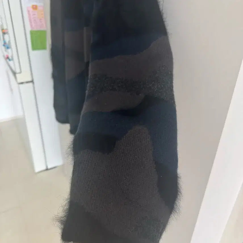 [BUNJANG] System Homme Color Block Knit Sweater / 시스템옴므 절개 니트