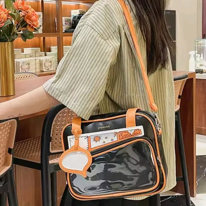 [BUNJANG] Black Orange Ita Bag - Hanwha Eagles - Doll - Concert / 블랙 오렌지 이타백 야구 가방 한화이글스 인형 콘서트