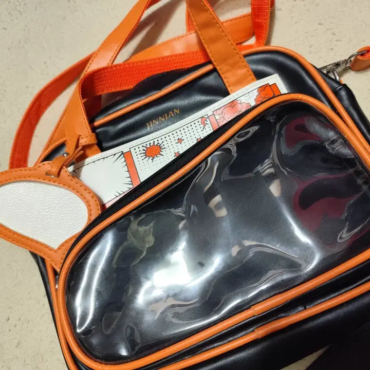 [BUNJANG] Black Orange Ita Bag - Hanwha Eagles - Doll - Concert / 블랙 오렌지 이타백 야구 가방 한화이글스 인형 콘서트