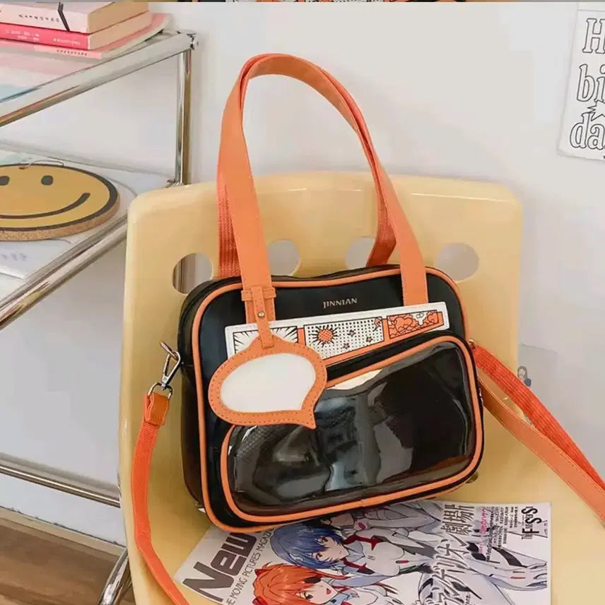 [BUNJANG] Black Orange Ita Bag - Hanwha Eagles - Doll - Concert / 블랙 오렌지 이타백 야구 가방 한화이글스 인형 콘서트
