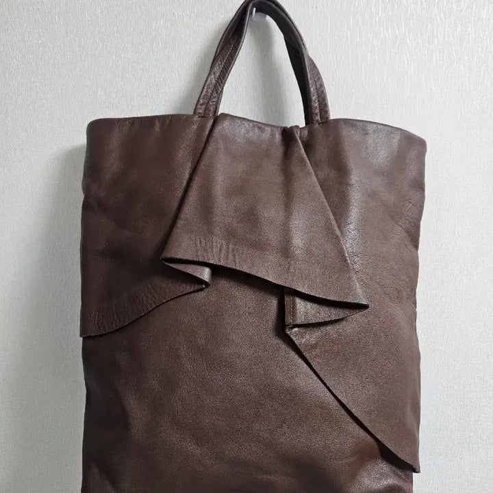 [BUNJANG] KUHO Leather Tote Bag Brown / [KUHO] 구호 가죽 토트백 브라운