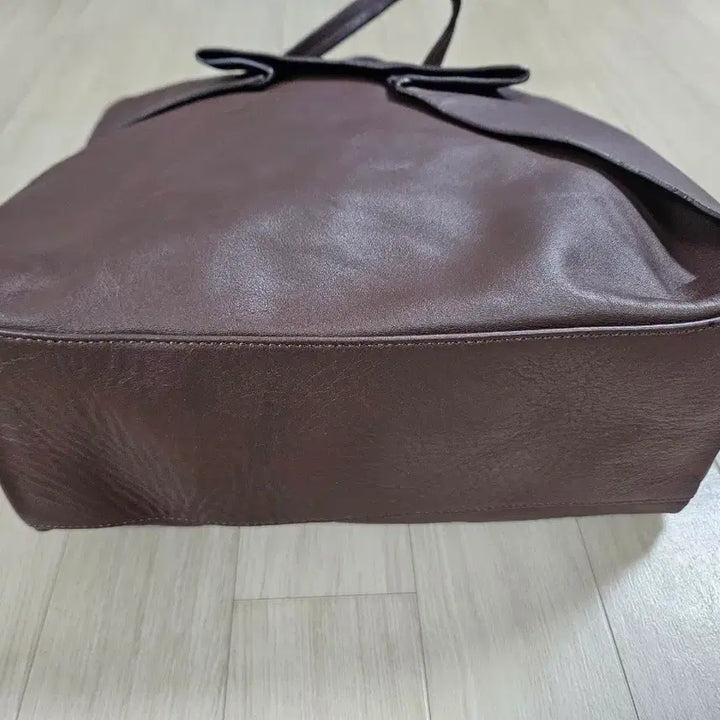 [BUNJANG] KUHO Leather Tote Bag Brown / [KUHO] 구호 가죽 토트백 브라운