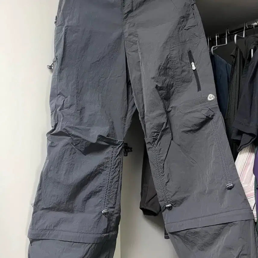 [BUNJANG] Smart Urban Usefull Coi Seo Lace String Pants Gray / 스마트어반유즈풀 코이세이오 레이스 스트링팬츠 그레이