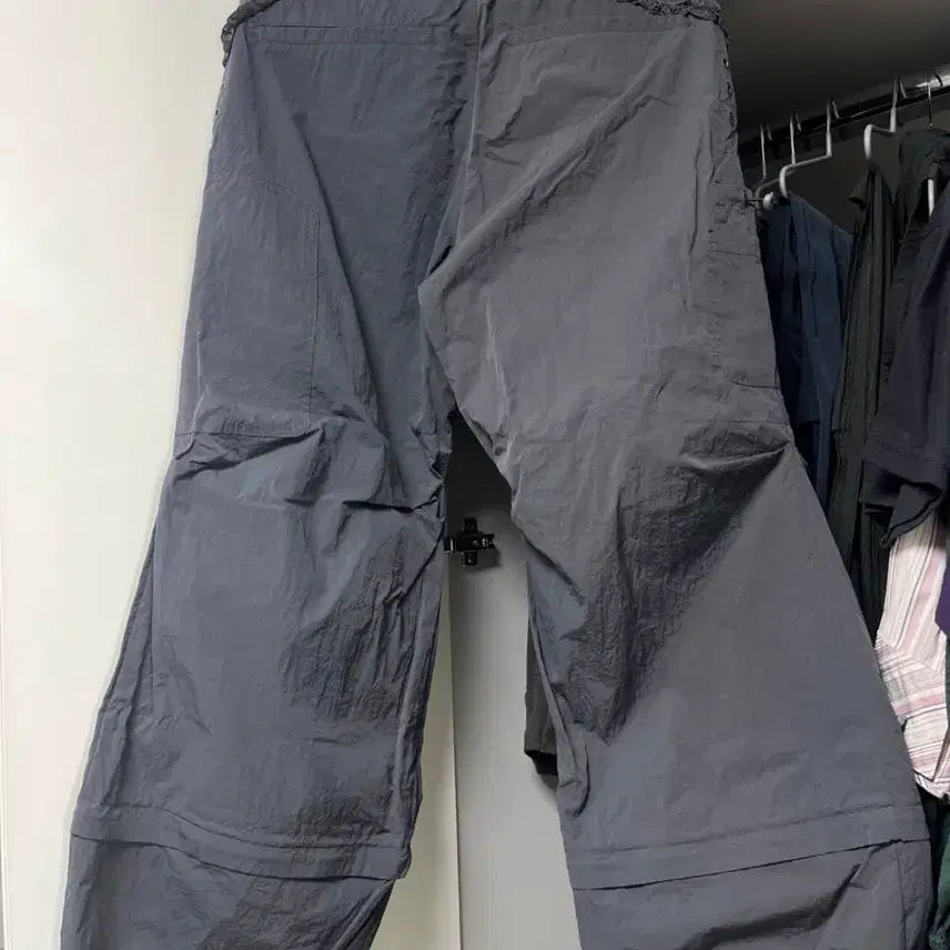 [BUNJANG] Smart Urban Usefull Coi Seo Lace String Pants Gray / 스마트어반유즈풀 코이세이오 레이스 스트링팬츠 그레이