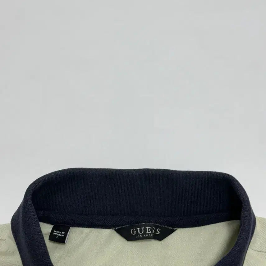 [BUNJANG] Guess Half-Zip Short Sleeve Polo Shirt / 게스 반집업 반팔 카라티 pk티셔츠 폴로티