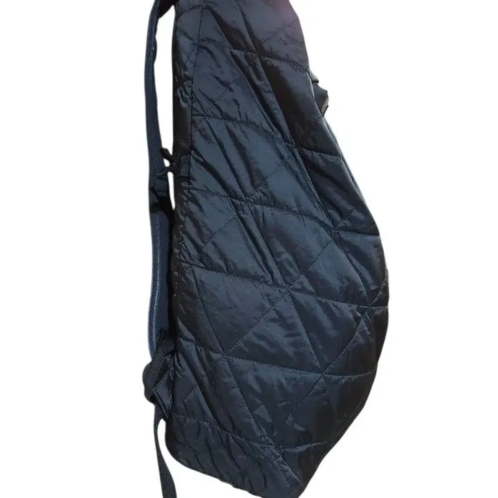 [BUNJANG] KOLON SPORT Nylon Quilting Backpack Black / 코오롱스포츠 나일론 퀼팅 롤 백팩 블랙 /0421