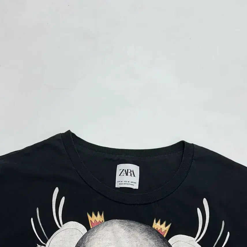 [BUNJANG] ZARA Skull Punk T-shirt / 자라 ZARA 스컬 펑크 반팔티