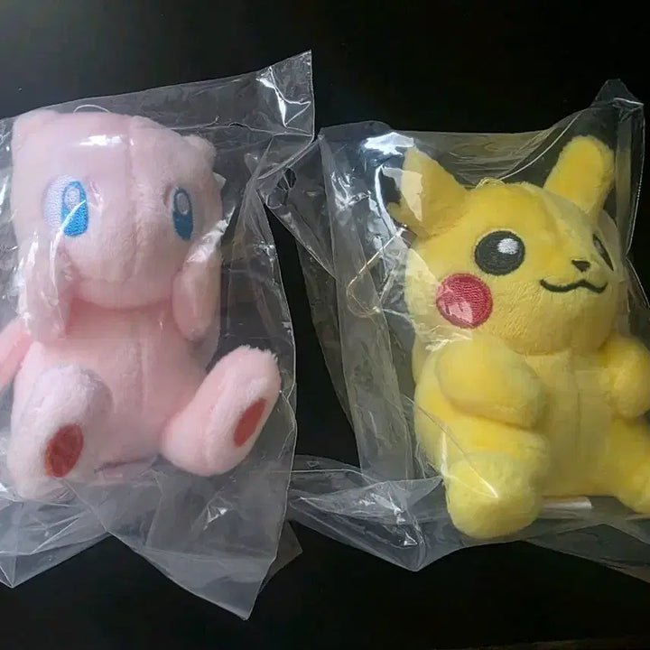 [BUNJANG] Pokemon Pikachu &amp; Mew Plush Set / 포켓몬스터 피카츄/뮤 인형 세트 새상품(가격 제안 가능)