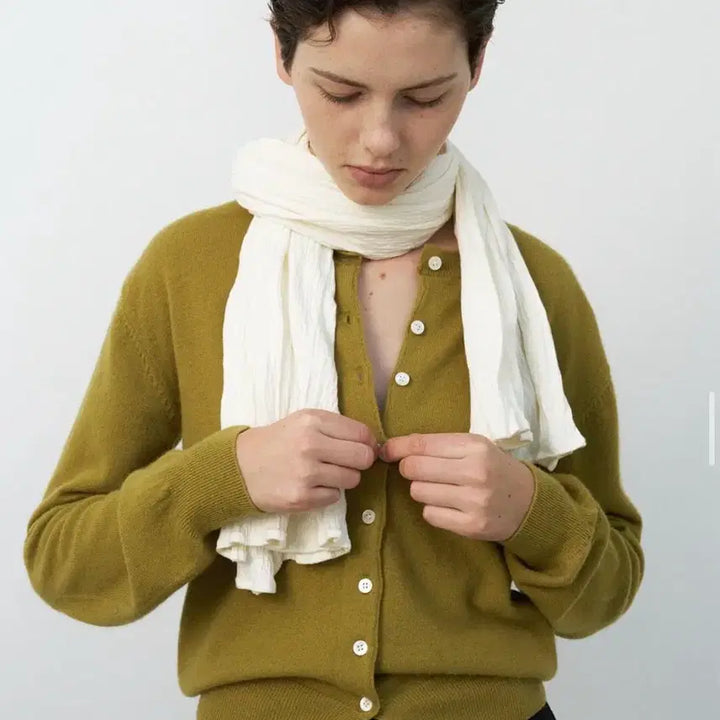 [BUNJANG] NOD Cashmere Cardigan Olive / NOD 엔오디 캐시미어 가디건