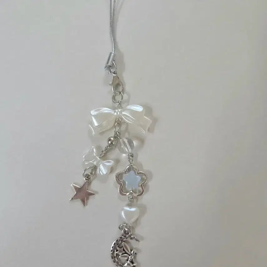 [BUNJANG] Ribbon and Bead Phone Strap / 리본 비즈 스트랩 달천사 비즈스트랩