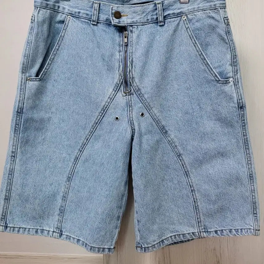 [BUNJANG] 51PERCENT Denim Bermuda Shorts / 51PERCENT 데님 버뮤다 팬츠 32-33 /남여공용