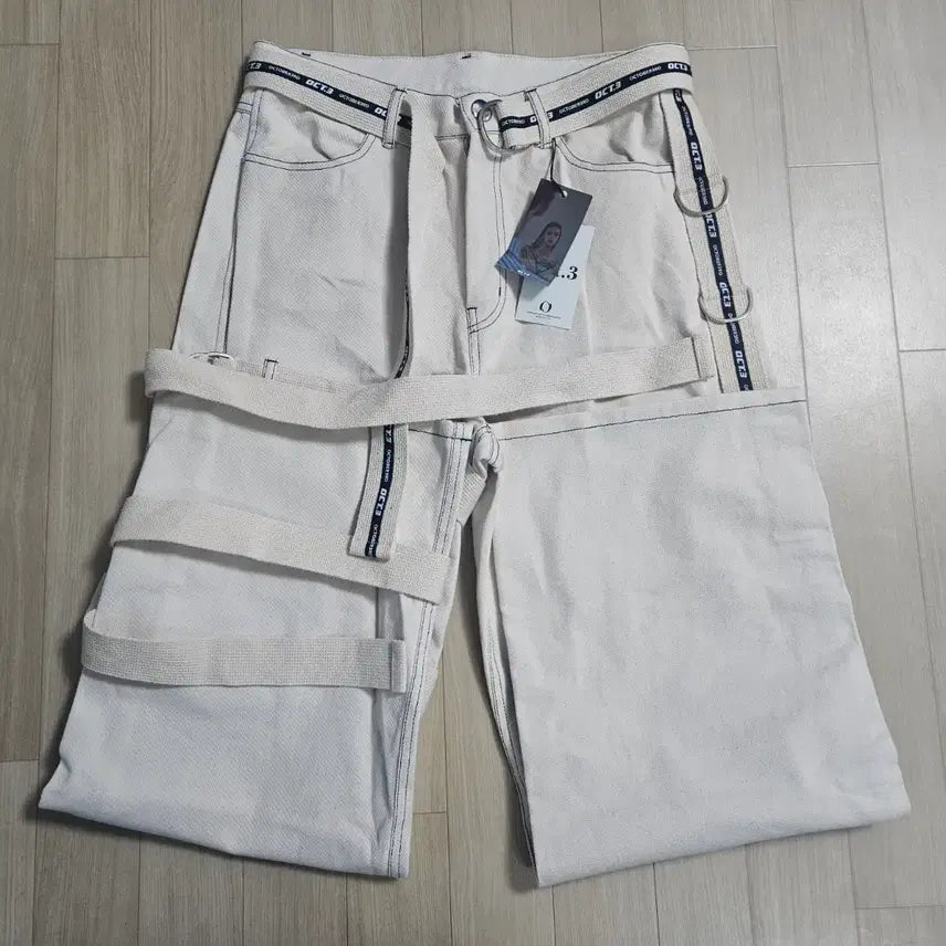[BUNJANG] October Third Bind Leg Belt Line Pants M / [Oct.3] 옥토버써드 바인드 레그 벨트 라인팬츠 M