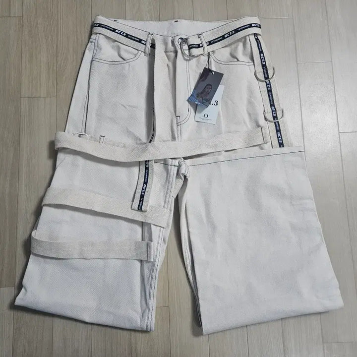[BUNJANG] October Third Bind Leg Belt Line Pants M / [Oct.3] 옥토버써드 바인드 레그 벨트 라인팬츠 M