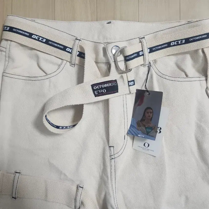 [BUNJANG] October Third Bind Leg Belt Line Pants M / [Oct.3] 옥토버써드 바인드 레그 벨트 라인팬츠 M