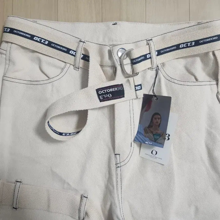 [BUNJANG] October Third Bind Leg Belt Line Pants M / [Oct.3] 옥토버써드 바인드 레그 벨트 라인팬츠 M