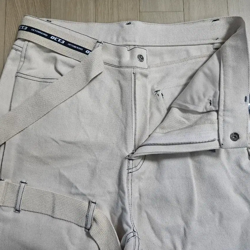 [BUNJANG] October Third Bind Leg Belt Line Pants M / [Oct.3] 옥토버써드 바인드 레그 벨트 라인팬츠 M