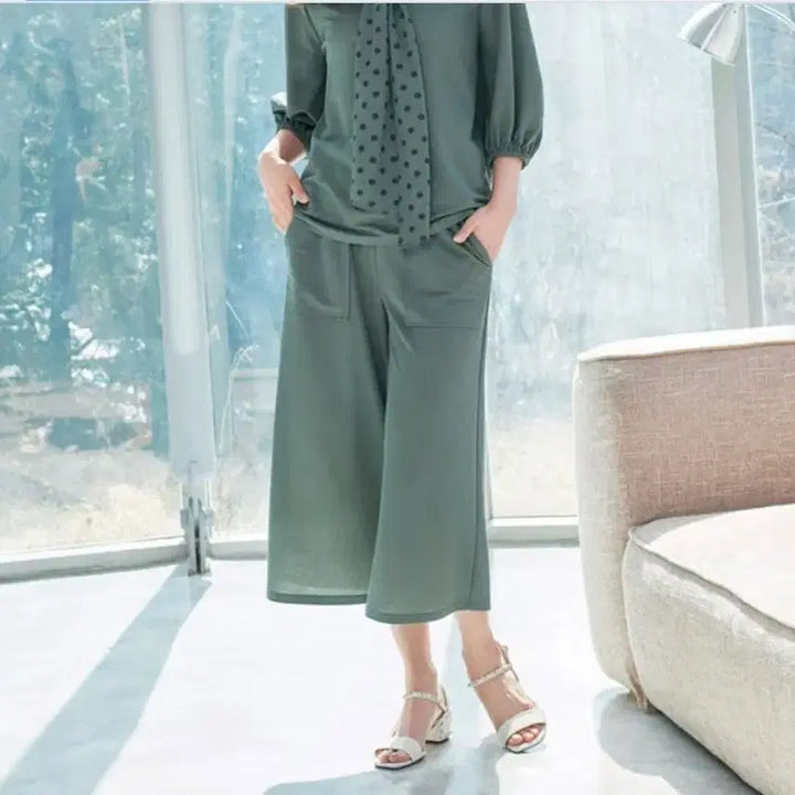 [BUNJANG] Paul &amp; Joe Bending Wide Pants 55 / 폴앤조 밴딩와이드팬츠 55 새옷