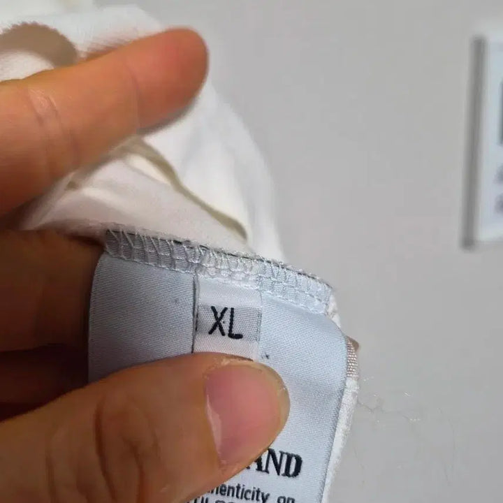 [BUNJANG] Stone Island Slim Fit Polo Shirt XL / 스톤아일랜드 화이트 슬림핏 카라티 XL