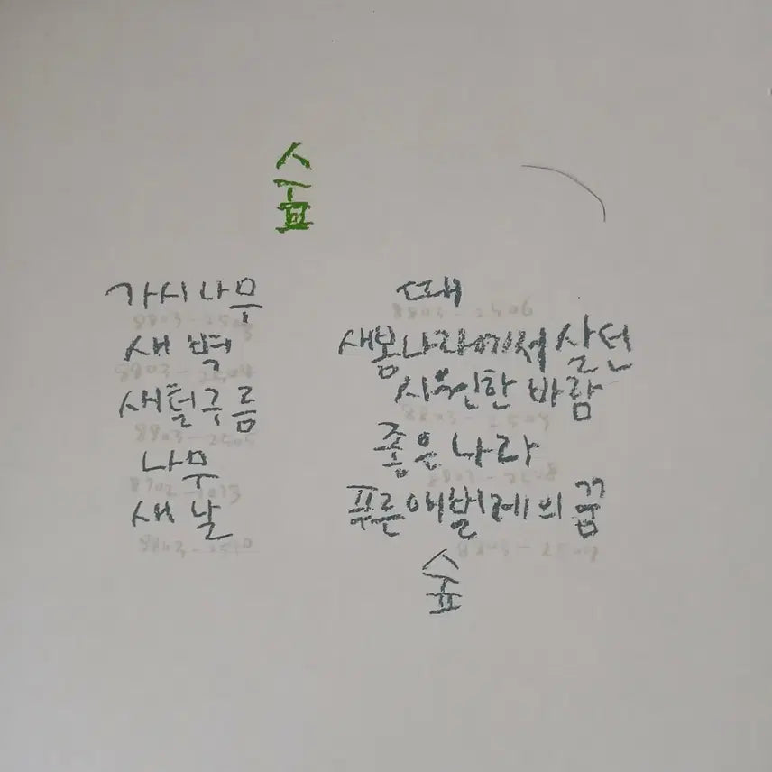 [BUNJANG] Poets and Villagers - Gasinamu LP Record / Lp중고 시인과촌장 - 가시나무 음반 판매합니다.