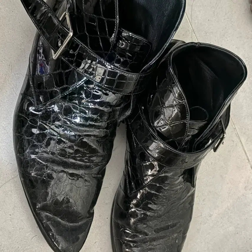 [BUNJANG] Saint Laurent Leather Boots / 생로랑 부츠