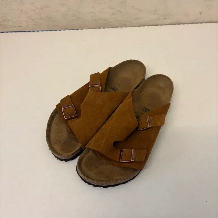 [BUNJANG] Birkenstock Zurich Suede Mink Brown Sandals / 버켄스탁 취리히 스웨이드 밍크 브라운 270 42