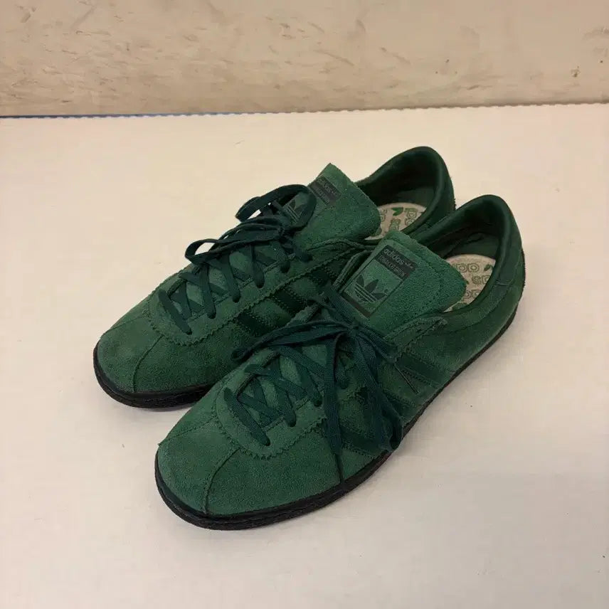 [BUNJANG] Adidas Tabacco Gruen Dark Green Sneakers / 아디다스 타바코 그루엔 다크 그린 280