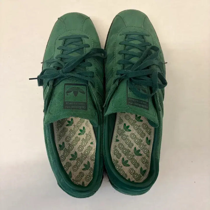 [BUNJANG] Adidas Tabacco Gruen Dark Green Sneakers / 아디다스 타바코 그루엔 다크 그린 280