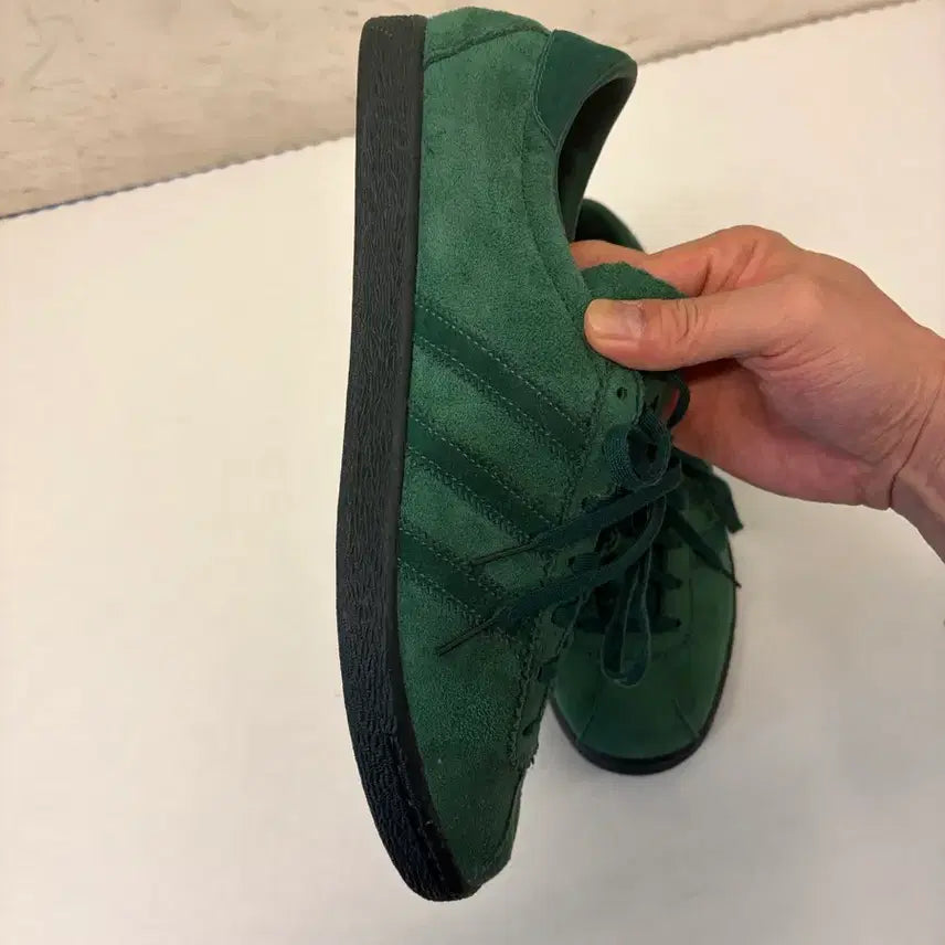 [BUNJANG] Adidas Tabacco Gruen Dark Green Sneakers / 아디다스 타바코 그루엔 다크 그린 280