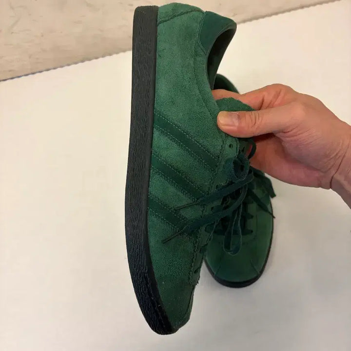 [BUNJANG] Adidas Tabacco Gruen Dark Green Sneakers / 아디다스 타바코 그루엔 다크 그린 280