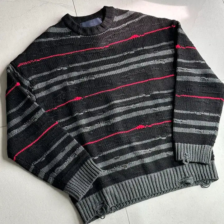 [BUNJANG] Juun.J Hand Stripe Sweater Knit / 준지 핸드 스트라이프 스웨터 니트 s사이즈 판매합니다!