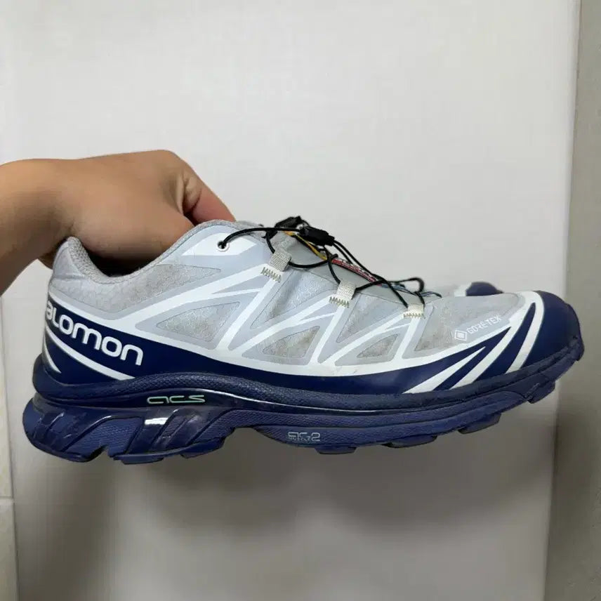 [SOLD OUT] 살로몬 xt-6 고어텍스 블루 프린트 헤더 270