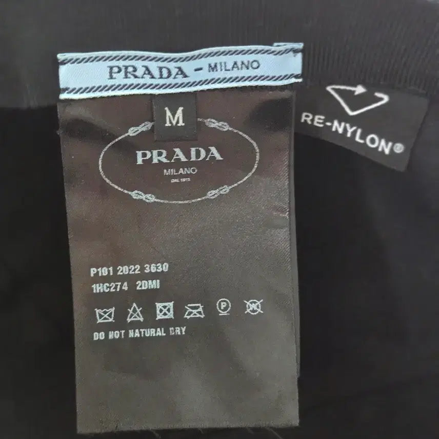 [BUNJANG] Prada Black Baseball Cap Hat / 정품)프라다 블랙 볼캡 모자 m