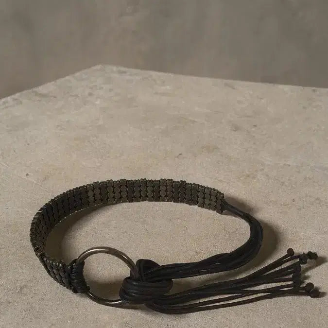 [BUNJANG] 에스닉 스타일 황동 장신구 가죽 벨트 / 에스닉 스타일 황동 장신구 가죽 벨트