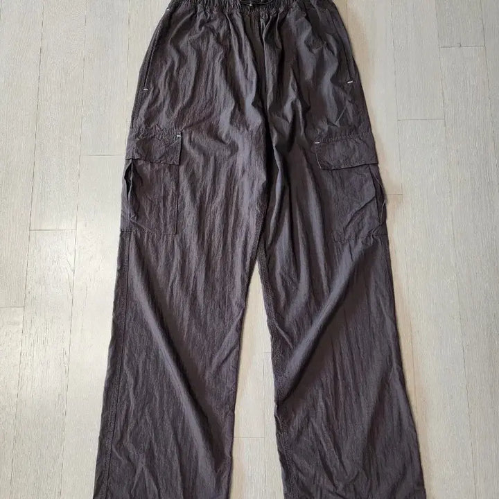 [BUNJANG] Dear. Me String Bending Pocket Cargo Pants L - Summer Version / 디어미 스트링 밴딩 포켓 카고 팬츠 L 모카 여름버전