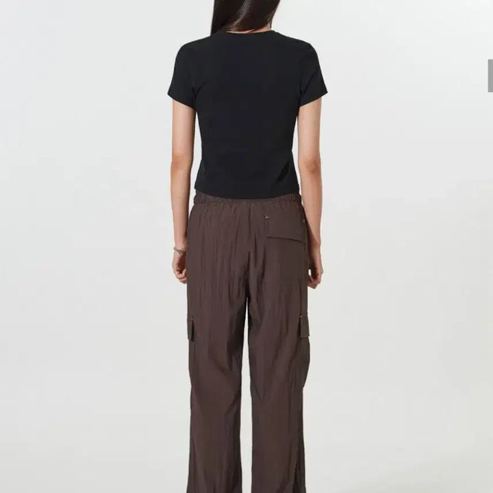 [BUNJANG] Dear. Me String Bending Pocket Cargo Pants L - Summer Version / 디어미 스트링 밴딩 포켓 카고 팬츠 L 모카 여름버전