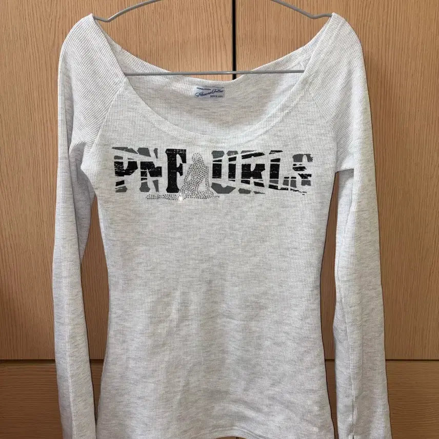 [SOLD OUT] 거의 새상품)플리즈노팔로우 줄스 롱슬리브탑 화이트멜란지